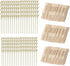 500 Pcs Bamboo Cocktail Appetizer Forks Set, 200 Pcs Sandwich Skewer Picks & 300 Pcs Mini Wooden Forks