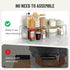 Set 2 Countertop Clear Cabinet Organizer, Shelf Organizer of for Kitchen Pantry Organizers and Storage, Display Cabinet