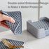 Set 6, Set 4 Inch,Cool Colinda Silicone Drink Coasters with Holder, of for Tabletop Protection and Office Desk, Cup Mat