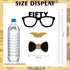 Adult 50th Birthday Photo Booth Props, 41 Pcs for Her Him, Gold and Red Decorations, 50th Happy Birthday Supplies