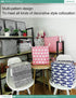 FANKANG Square Nursery Hamper Storage Bins - Foldable Canvas Laundry Basket with Waterproof Coating