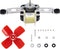 BlueStars 482731 Refrigerator Evaporator Fan Motor Kit, Compatible with Whirlpool Kenmore Refrigerators/Freezers