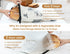 2 Sets Piklohas Detachable Sourdough Bread Bags, Bread Storage for Homemade Sourdough, Reusable Linen Food Storage