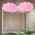 Marsui Artificial Cloud Props LED Hanging Pink Light String Fake Imitation 3D