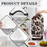Brown Cow Print Blender Cover, Kitchen Appliance Stand Mixer Protector, Anti-Fingerprint Cover for Dining Room