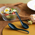 ECO Friendly Dinner Soup Spoon Set of 12, Made of Food Grade PP, BPA Free, Dark Green