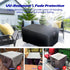 64 30 inch 600D Rectangular Fire Pit Cover, x Waterproof Outdoor Propane Gas Fire Table Covers Patio Deck Box Storage