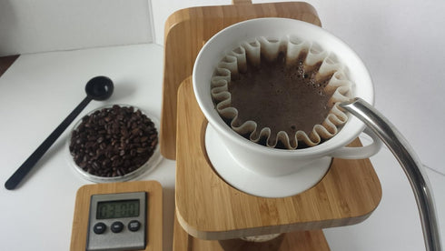 Flat-bottom Ceramic Pour-over Coffee Dripper