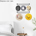 16 Pack Curtain Rings with Clips, Window Clip Rings, Hangers for Drapery, Mini 1 Inch Diameter, Fits up to 5/8" Rod,