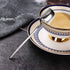 IQCWOOD Demitasse Espresso Spoons, 5.6 Inches Stainless Steel Mini Dessert Tea Spoons, Set of 6