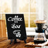 Signs ByLITA Coffee Bar Table Sign, 6" x 8" (Black) - 1 Pack