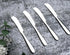 4 Pieces Set Butter knife, Pate Knife Cheese Spreader, Thick and Smooth Handle Food Safety Material Stainless Steel 18/10 SUS 304# for Home Restaurant Party breakfast (Mirror) by Pretihome