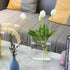 BuyCard Clear Acrylic Book Vase for Flowers, Transparent Flower Vase for Home Decor, Simplicity Bookshelf Decor, Unique