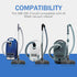 KEEPOW Vacuum Attachments Brush - Compatible with Miele Vacuum Cleaner, Parquet Twister SBB 300-3