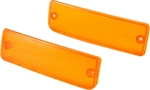 HECASA 2PCS Turn Signal Light Lens, Yellow Amber Lens Pair for 1992-1995 Toyota Pick-Up Truck (2 Wheel Drive Models