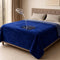 Tisancy Love Waterproof Bed Blanket - Twin Size, 80" x 60", Navy