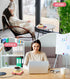 15W 3-Temp Mug Warmer for Desk with Wireless Charger - Aesthetic Desktop Accessory Tech Gifts for Women, Coffee Cup
