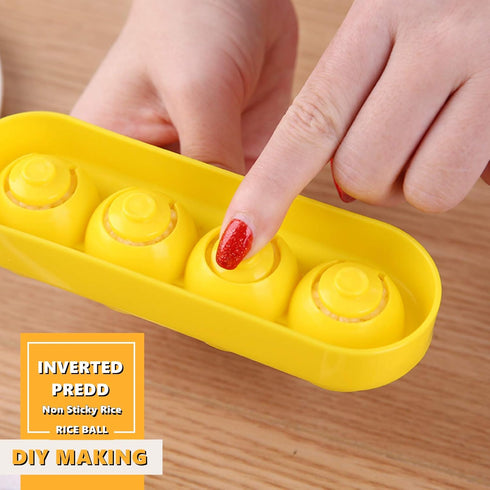 Rice Mold Cartoon Bento Maker, Mould Ball & Seaweed Nori Cutter for Baby Kids Meal, Set of 5