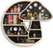 Cute Mushroom Decor, Wooden Mushroom Floating Shelves for Wall, Moon Shelf Wall