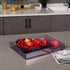 Handles,16" 12" Countertop Sooyee Violet Clear Acrylic Serving Tray with x Decorative Tray for Breakfast, Tea, Food