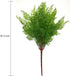 CATTREE Artificial Shrubs Bushes - Plastic Fern Leaves Persian Grass Fake Plants for Wedding Indoor Outdoor Decoration