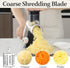 5 1 Cambom in Rotary Cheese Grater Hand Crank Cheese Shredder for Fresh Cheese, Vegetable, Nuts,Non-slip Suction Base