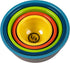 Prepara Two-Tone Melamine Pinch Bowl Set, Set of 5, Multi by Prepara