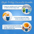 Slushie Maker Cup - DIY Magic Slushy Maker Squeeze Cup, Portable Smoothie Maker for Juices and Ice Cream (Blue)