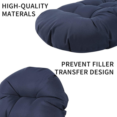 High Back Adirondack Chair Cushions | Weather-Resistant Tufted Seat Pads