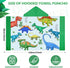 6 Oudain Pcs Kids Hooded Bath Towel with Hood Microfiber Beach Baby Pool Beach Towel for Boy Girls Toddler Kids