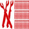 36Pcs Crab Legs Crackers, Crab Tools Set Crackers Picks Tools for Lobster,