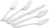 Amazon Basics 20-Piece Stainless Steel Flatware Set with Square Edge, Service for 4