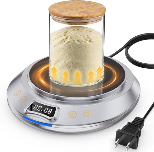 Sourdough Starter Warmer2026 Upgrade Heating Plate, Bread Maker Machine Helper, 1F Control