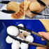 9 Inch Small Kitchen Tongs, Set of 3 Silicone Cooking Tongs with Stainless Steel Handle