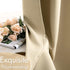 MIULEE Blackout Curtains for Bedroom Living Room, Thermal Insulated Room Darkening Grommet Top Drapery Set of 2