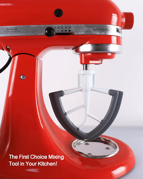 Flex Edge Beater for KitchenAid Mixer Attachments, Compatible with 4.5-5 Quart Tilt-Head Stand Mixers