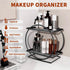 Bathroom Vanity Organizer, Black Perfume Organizer for Dresser, 2 Tier Cosmetic Display Tray for Bathroom Counter