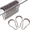 Amazer Decorative Bronze Shower Curtain Hooks - Stainless Steel Rust-Resistant - Set of 12 for Curtains