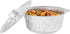 Foil Lux 3.5 Quart Disposable Pans with Lids, Oven-Ready Aluminum Foil Baking Pans for Camping