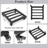 12Inch 200lb Heavy Duty Plant Caddy with Wheels - Weight Capacity - Steel Rolling Plant Stand for Indoor and Outdoor