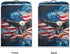 Eagle USA Flag Coffee Maker Cover, Coffee Machine Dust Cover, Waterproof Coffee Pot Cover with Top Handle, Lightweight