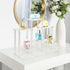 DuvinDD Acrylic Riser Display Stand, 6-Tier Display Riser for Funko POP Figures, Clear Perfume Organizer, Jewelry Risers