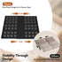Idcymoul 3-Tier (11"-22" Spice Drawer Organizer Expandable Wide), Spice Rack for Cabinet with Funnel & Spice Labels