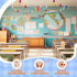 WILLBOND 4 Pcs Rainbow Tassel Garland, Boho Classroom Decor for Kids Room Birthday Party Baby Shower