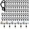 Upgraded String Light Siding Clips Sliding Hooks Light Hanging Hooks Outdoor Weatherproof