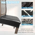 KIDOACOW Set 4, Soft Leather Chair Seat Covers Dining Chairs of Waterproof Seat Covers for Kitchen High Stretch