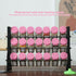 TESUNMU Label4oz 24) Pink Spice Jars with Seasoning Containers, Glass Spice Bottles with Shaker Lids,Funnel, Chalk Pen