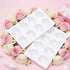 Rthjsfj 8-Cavity 2Pcs Easter Egg Shape Silicone Molds, Food-grade Baking Supplies for DIY Cake Decoration, Chocolate