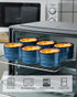 8 oz Set 6 Hasense Ramekins Oven Safe for Creme Brulee, Ceramic Souffle Dish with Reactive Glaze for Baking, Porcelain