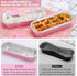 25 Pack Pink Aluminum Foil Mini Loaf Pans with Lids, 6.8 Oz Rectangle Baking Cups for Brownie Mini Cakes